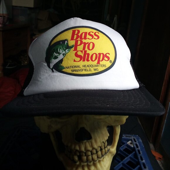 Deadstock Vintage Bass Pro Shops National Headquarters Trucker Hat - Picture 1 of 8